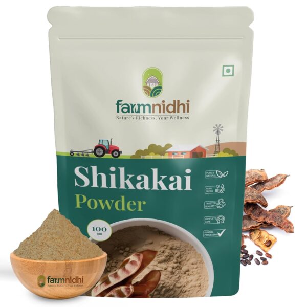 Farmnidhi Shikakai Powder For Hair & Skin Care