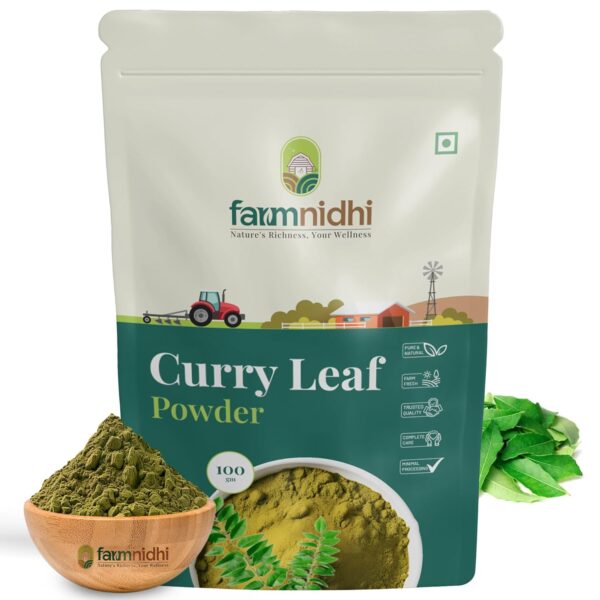 Farmnidhi Curry Leaf Powder For Hair and Skin Care