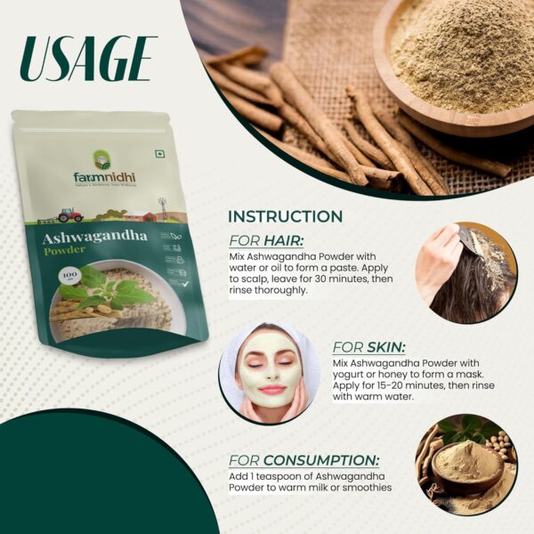 Farmnidhi Ashwagandha Root Powder - Image 4
